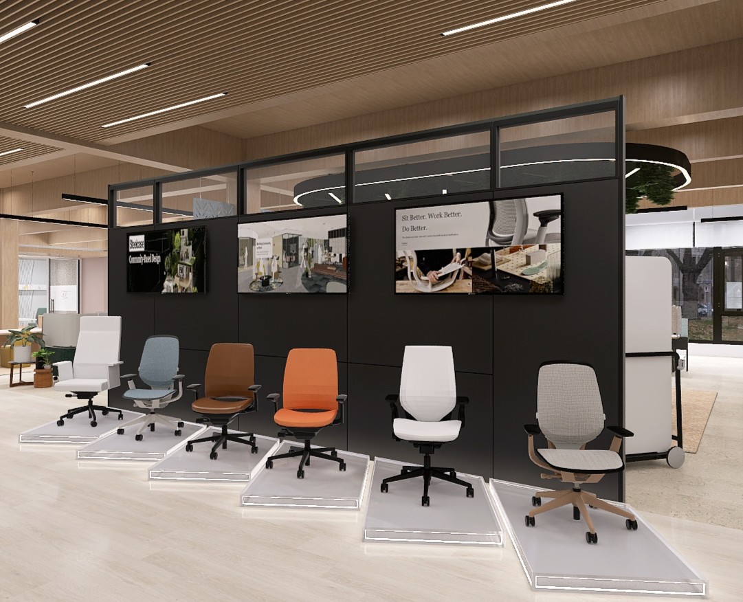 Office feature wall design — Toronto