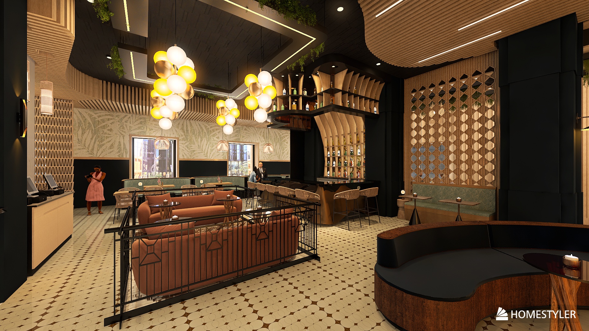 Restaurant main dining design — Toronto